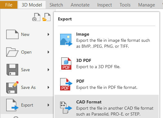 Autodesk Inventor: Open CAD Format