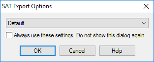 Rhino: Use the Default preset